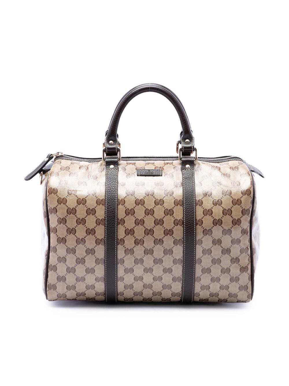 Gucci Joy Boston Bag Gg Coated Canvas #340943G91B